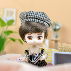 6 Packs Short Hair Doll Accessories Wigs for Boys and Girls New Year Gift